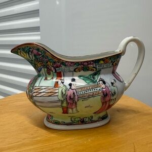 Rose Medallion Gravy Boat